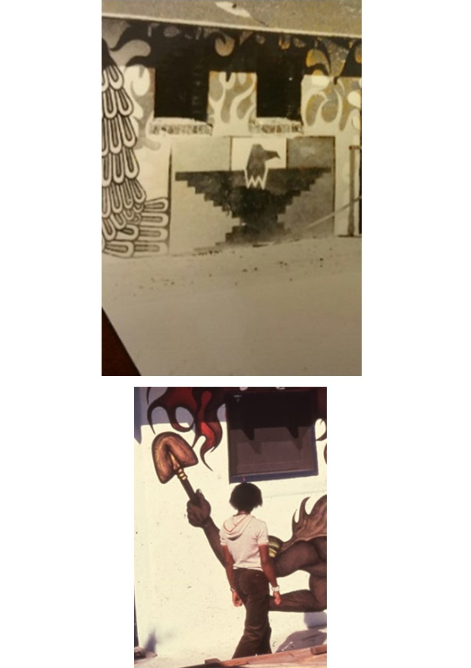 A collage of images of a child and a house

Description automatically generated